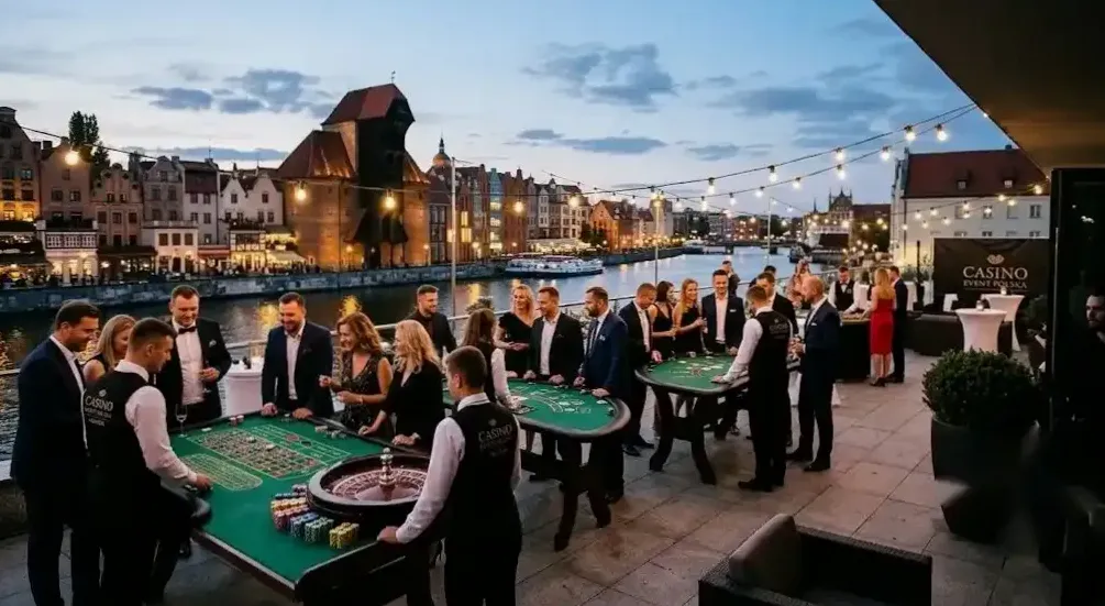 Zespół podczas turnieju pokerowego