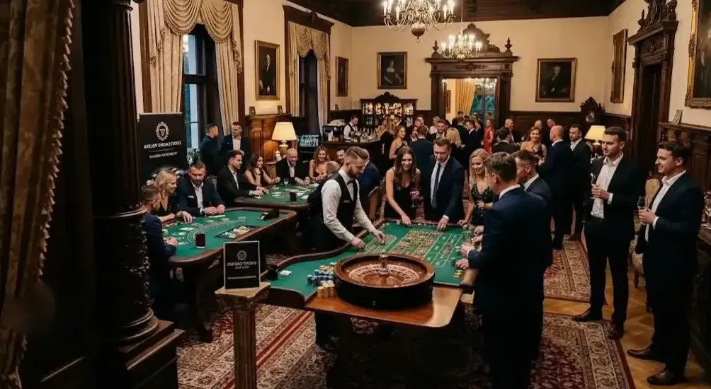 Concierge obsługujący gości private party